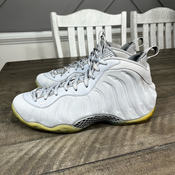Nike Air Foamposite Premium Wolf Grey Sz 11.5 - Picture 2 of 5